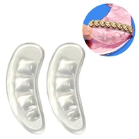 1pair sandal patch sticker self adhesive anti slip insert cushion forefoot pad elegant gel high heels flip flops