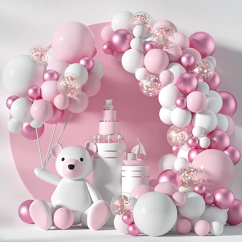 

Макарон розовый воздушный шар гирлянда АРОКА Добро пожаловать Baby Shower День Святого Валентина День Рождения Вечеринка Свадьба Декор день рождения латексный балон