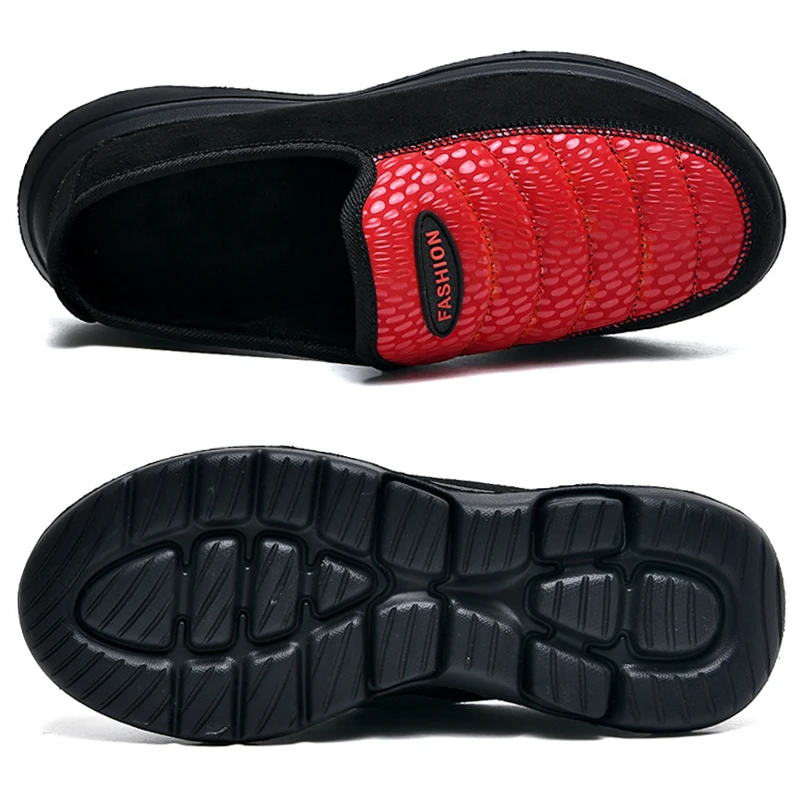 Winter Shoes Plush Warm Casual Sneakers Mens Indoor Walking Shoes Women Outdoor Walking Footwear Winter Cotton Shoes Size 36-46