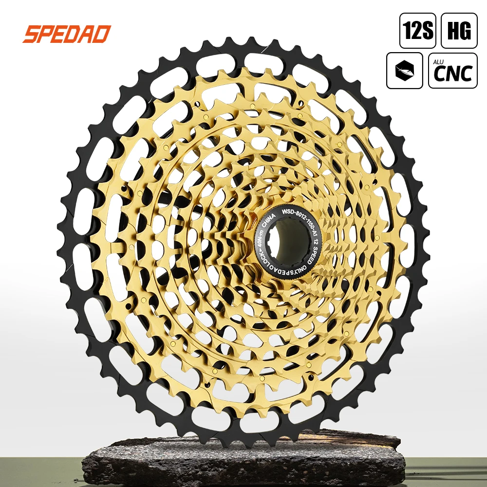 

Кассета SPEDAO 11-50T 12 s 12 В, велосипедное колесо с ЧПУ, свободное колесо, подходит для HG, Супербыстрое CNC 12-скоростное колесо, велосипедные аксессуары