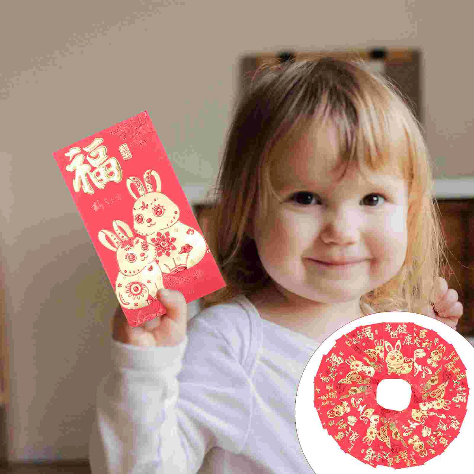 

Red Year Chinese Envelope Packet Envelopes Money Pocket Rabbit New Bag Bunny Thepackets Wedding Zodiac Lucky Lunar Style Luck