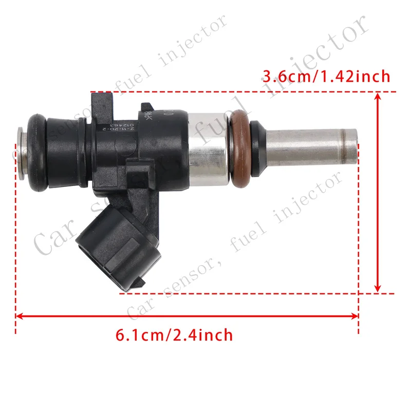 Фото Топливные форсунки Q+ 4 шт. для VW Golf GTI R Audi A3 S3 2.0 CJX CHH 0280158360 TE №2