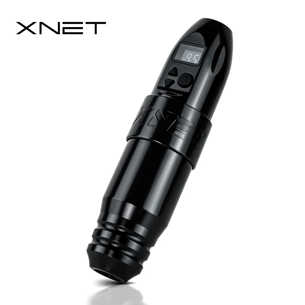 XNET Scepter Professional Wireless Tattoo Machine Rotary Pen Coreless Motor Digital LCD Display Permanent MakeUp for Tattoo