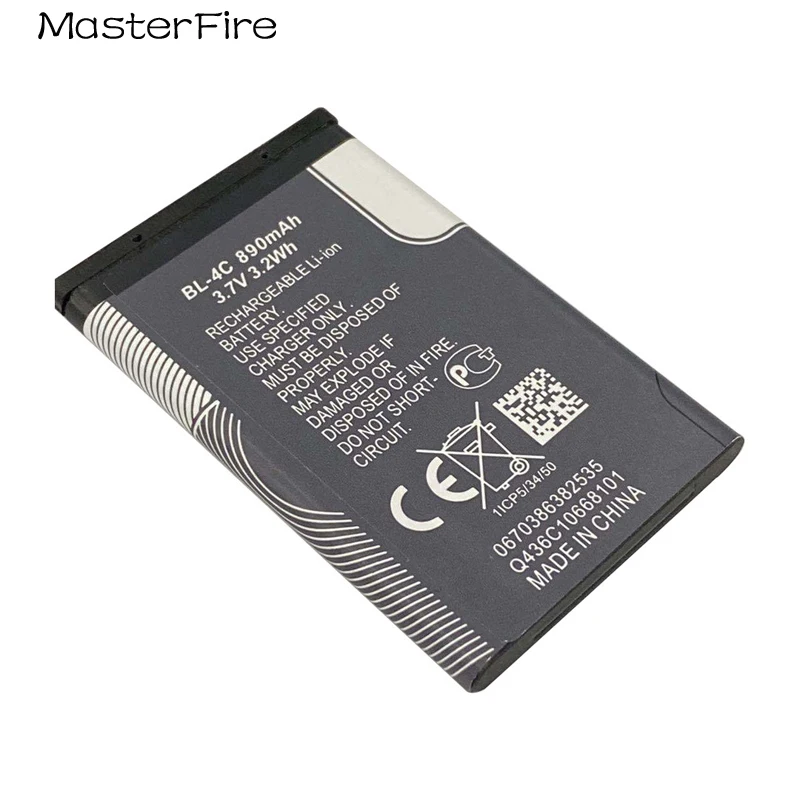 Запасная телефонная литиевая батарея BL4C 890 мАч 3,7 в для Nokia 6300 6100 6103 1202 1506 7200 s 2220 2690 2650, 2-10 шт.