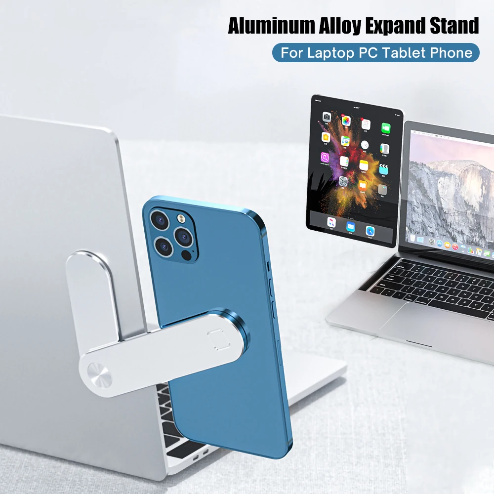 Supporto per Laptop 2 In 1 In lega di alluminio per iPhone supporto Xiaomi per Macbook supporto da tavolo accessori per Tablet PC