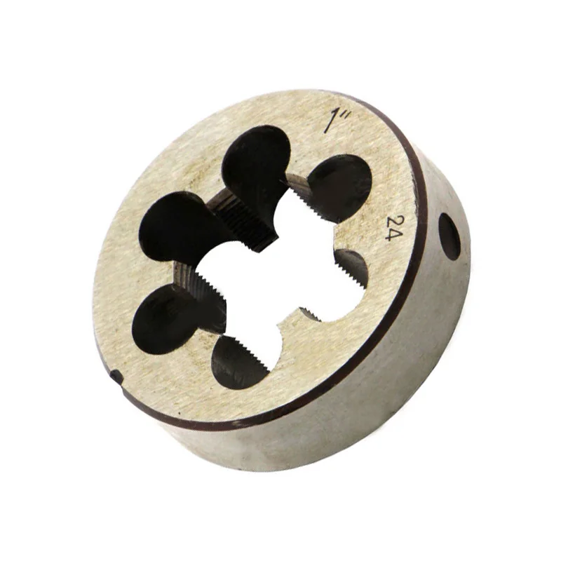 

1pc 1''-24 UNS Metalworking Thread Die Right Hand TPI Thread Cutting Tool Industrial Replacement Alloy Tool Steel