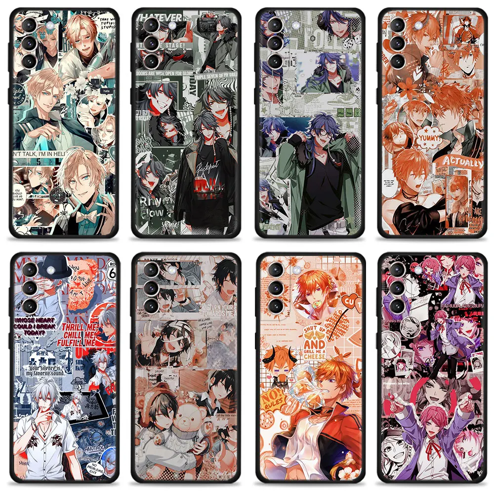 

Black Anime Hypnosis Mic Hard PC For Samsung S10e S20 FE 2022 S21 Plus S7 S9 S22 Ultra 5G S10 S8 Phone Funda