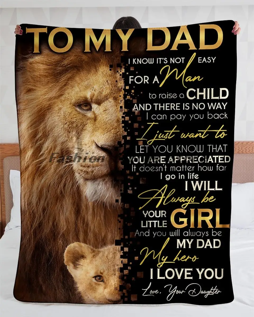 

Animal lion pattern sofa bed blanket super soft warm and comfortable high quality printed flannel blanket