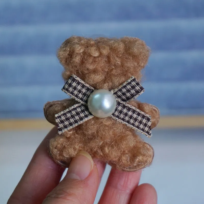 

Cute Plush Bear Hair Clip For Woman Girl Kids Kawaii Hair Accessories Pins Hairpins Headwear