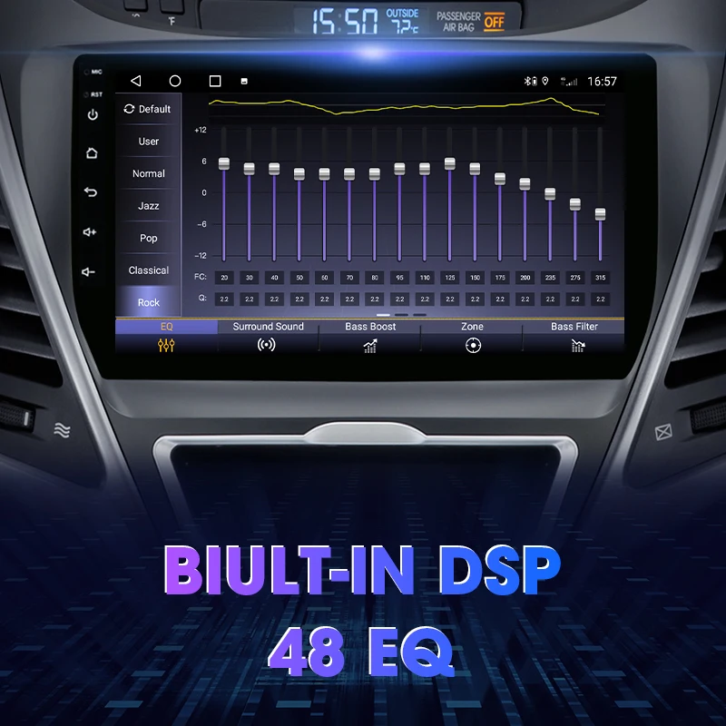 Мультимедийная магнитола JMCQ для HYUNDAI Elantra Avante мультимедийный видеоплеер на Android 11