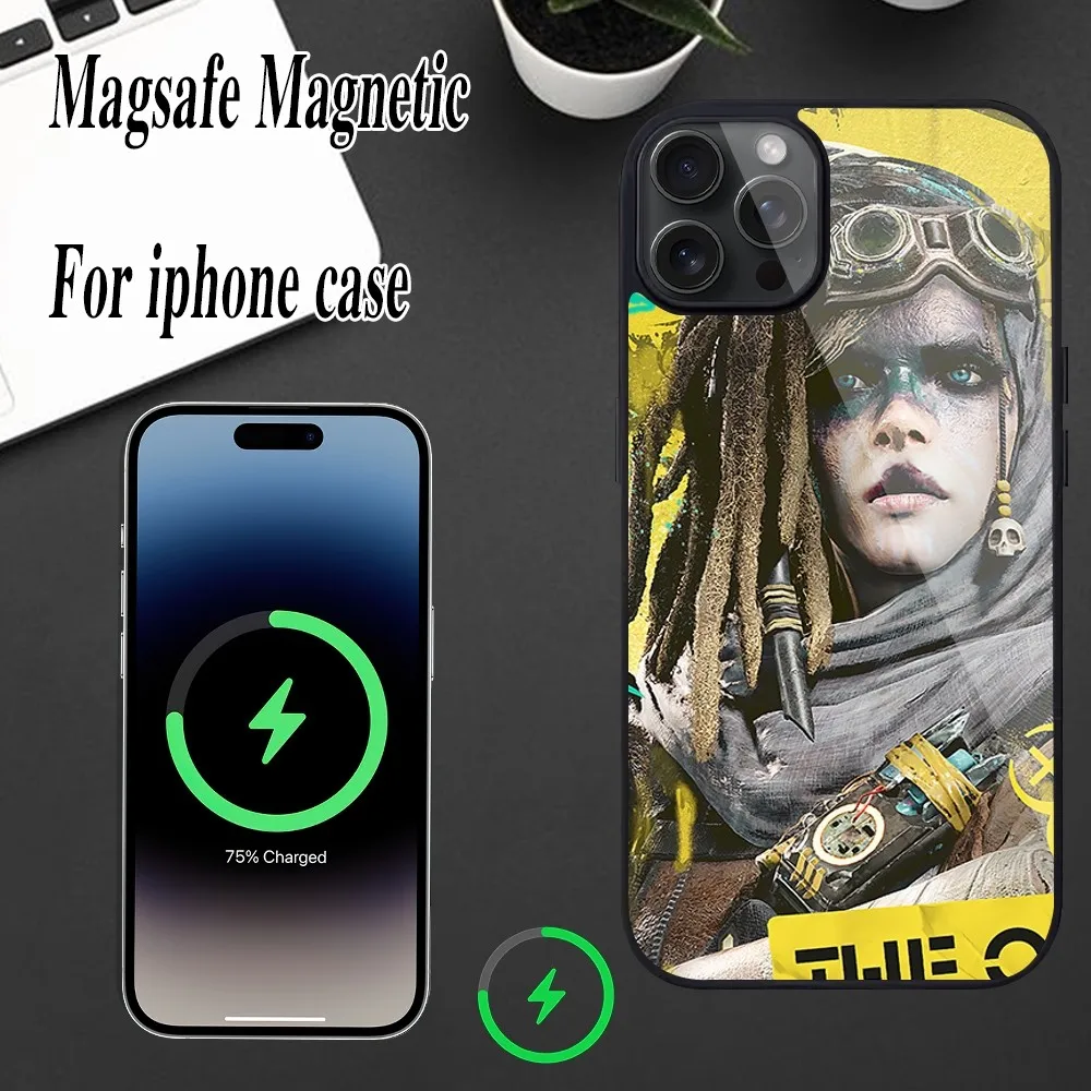 Чехол для телефона с игрой Tom Clancys XDefiant iPhone Magesafe Магнитный чехол 12 13 15 11 Mini 14 Max Pro Plus