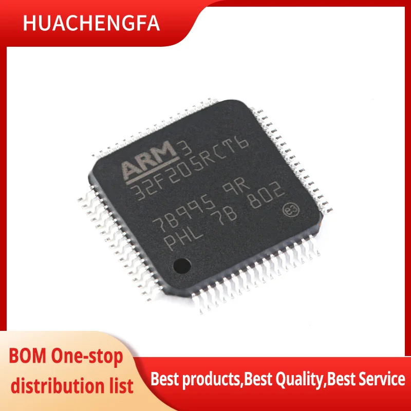 

1PCS/LOT STM32F205RCT6 STM32F205 205RCT6 LQFP-64 32-bit microcontrollers MCU