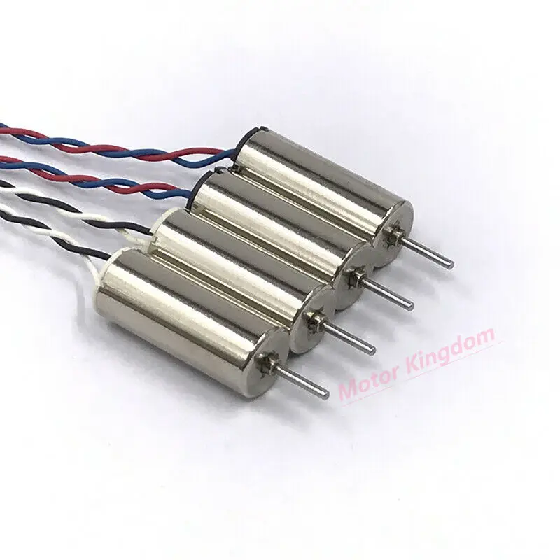 

4PCS 2CW+2CCW 820 8mm*20mm Mini Coreless Motor DC 3.7V 4.2V 48000RPM Ultra-High Speed Engine DIY RC Drone