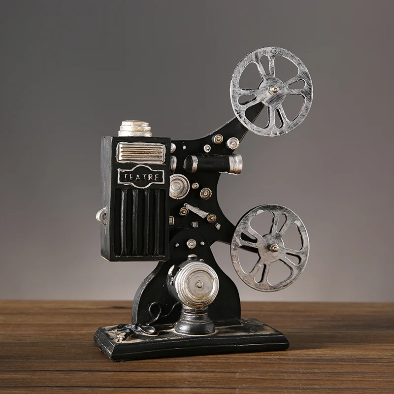 

Old Style Objects Movie Projector Models Decorations Living Room Wine Cabinet Art Craft