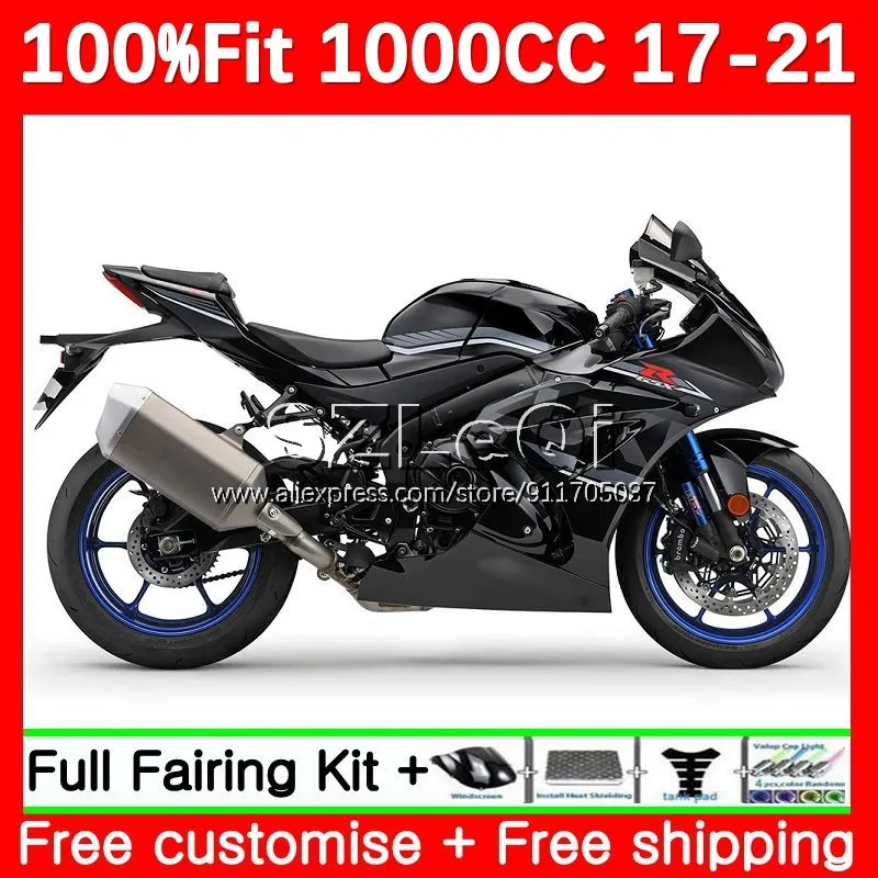 

sale Black OEM K17 For SUZUKI GSXR-1000 GSXR 1000 CC GSXR1000 17 18 19 20 21 GSX R1000 2017 2018 2019 2020 2021 Fairing 84LQ.117