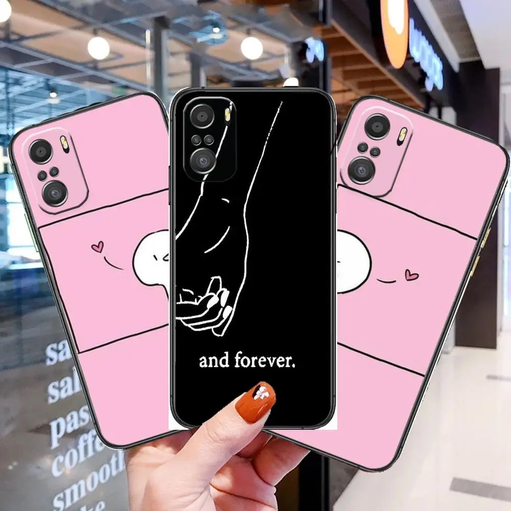 

affectionate style Phone Case For xiaomi mi 11 Lite pro Ultra 10s 9 8 MIX 4 FOLD 10T 5g Black Cover Silicone Back Prett