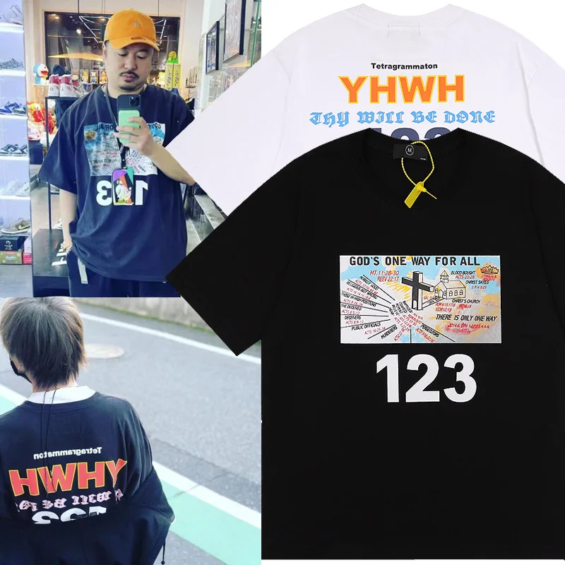 

RRR123 Short Sleeve Printed Large Men's And Women's Loose t-Shirt M-XXL