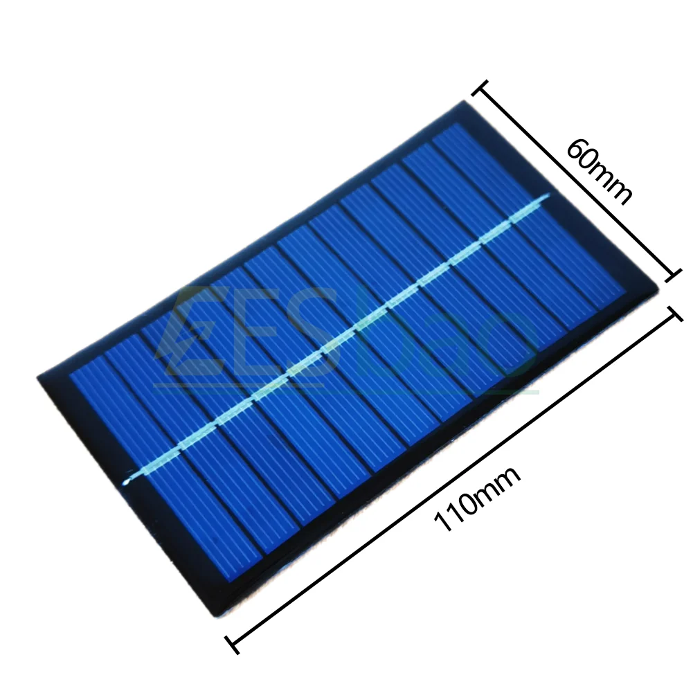 Мини-солнечная Панель 6-в-1 Портативная Солнечная Система 100 мА 1 Вт Сделай Сам Для