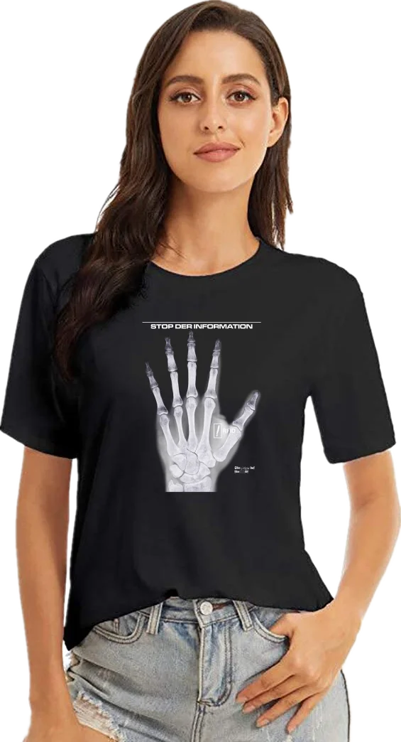 

Женская хлопковая футболка с коротким рукавом, круглым вырезом и принтом