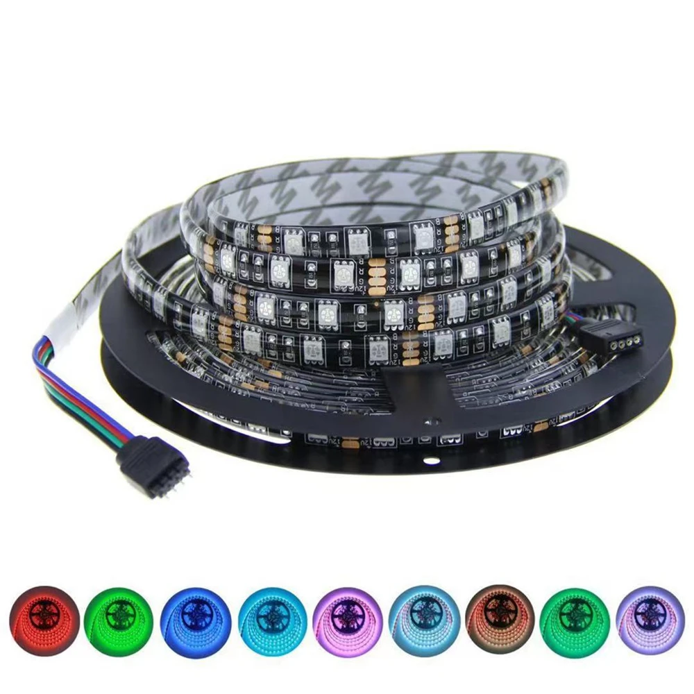 

50M LED Strip Lights RGB5050 DC5V 30/60LEDs/M Flexible And Cuttable Soft Lamp Bar For Home Decor Kitchen TV Light