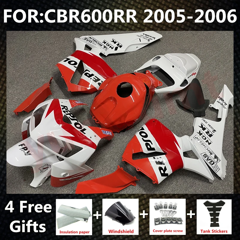 

New ABS Motorcycle Whole Fairings Kit for CBR600RR F5 2005 2006 CBR600 RR CBR 600RR 05 06 Bodywork full fairing set repsol