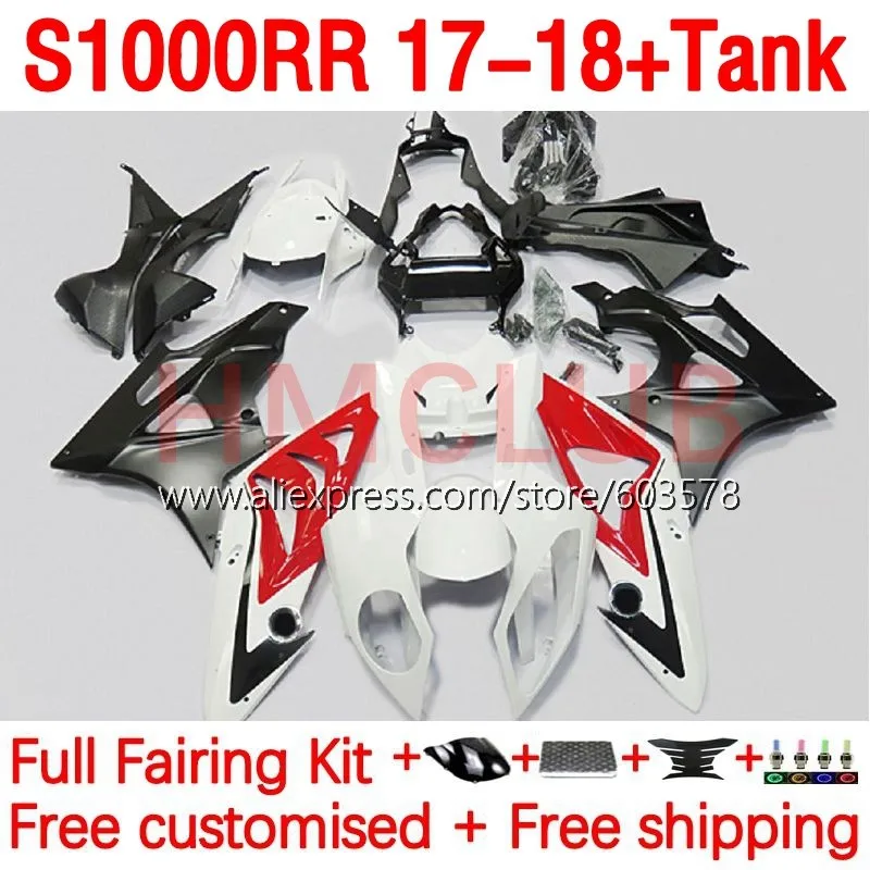 +Tank Injection new red blk Fairing For BMW S 1000 RR CC 1000RR S1000 RR S1000RR 17 18 S1000-RR 2017 2018 OEM Body kit 171No.30