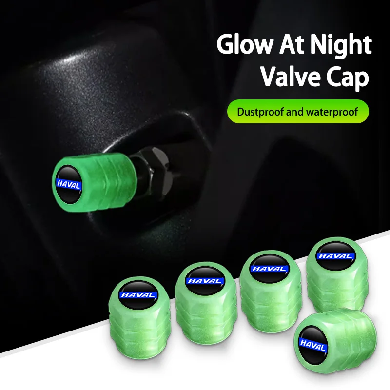 4 шт. колпачки клапанов автомобильных шин светящиеся автомобильные лампы