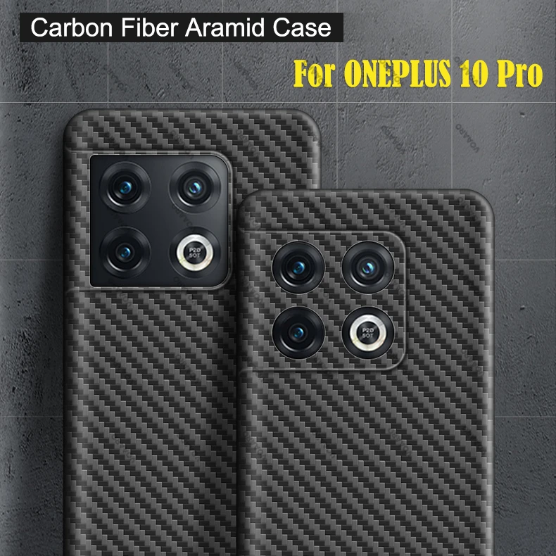 

Funda For Oneplus 10 Pro Aramid Case for Oneplus 10 Pro Ultra-Thin Matte 3D Pure Real Carbon Fiber Phone Case Shockproof Cover