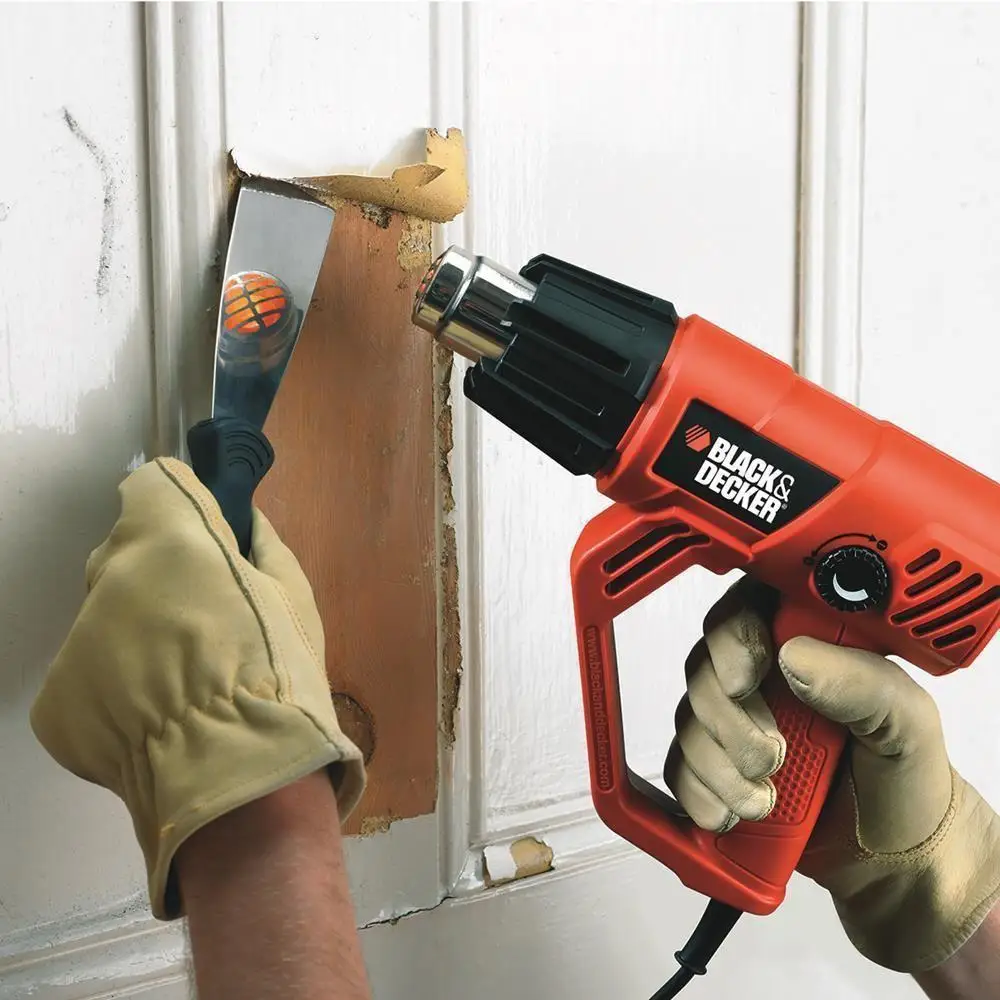 

Фен с горячим воздухом Black Decker KX2001K, 2000 Вт, с европейской вилкой