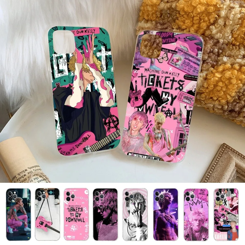 Чехол для телефона M-Machine-Gun-Kellys iPhone 15 14 13 12 Mini 11 Pro XS Max X XR SE 6 7 8 Plus мягкий силиконовый