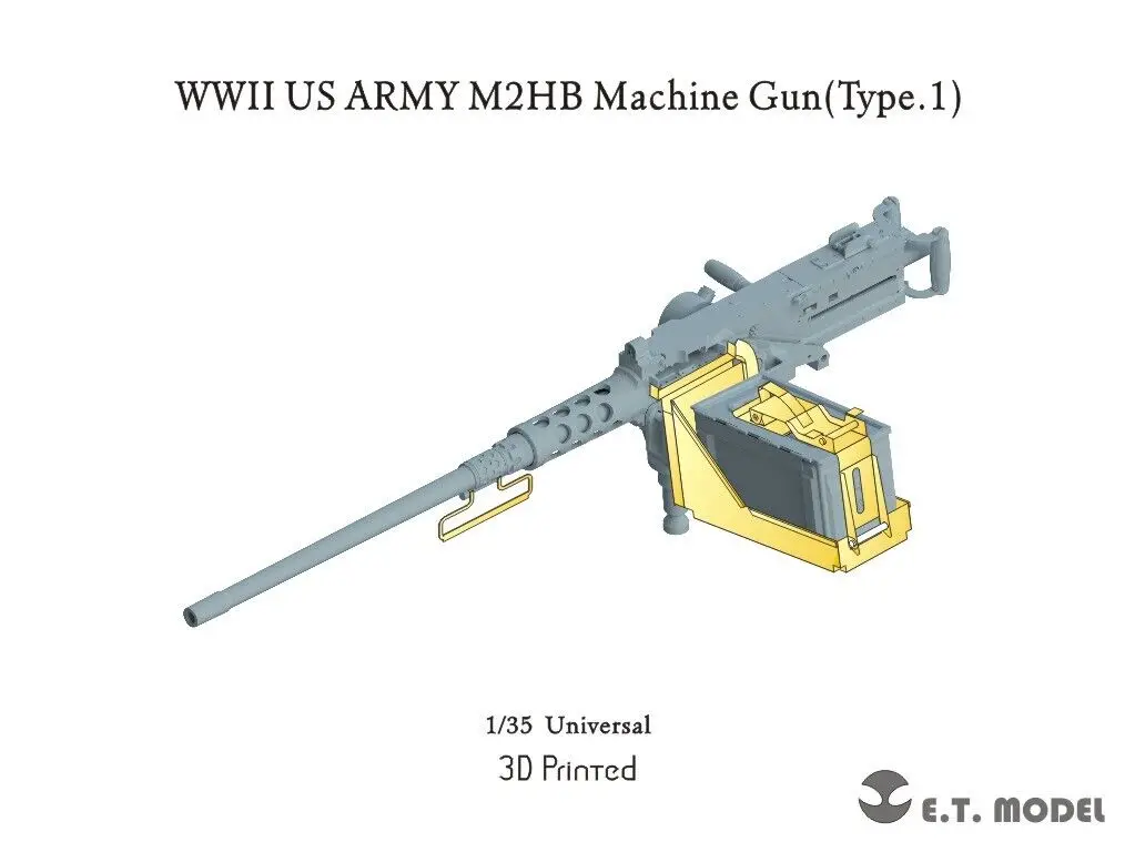 Модель ETmodel P35-265 WWII США ARMY M2HB Machine Gun (тип 1)