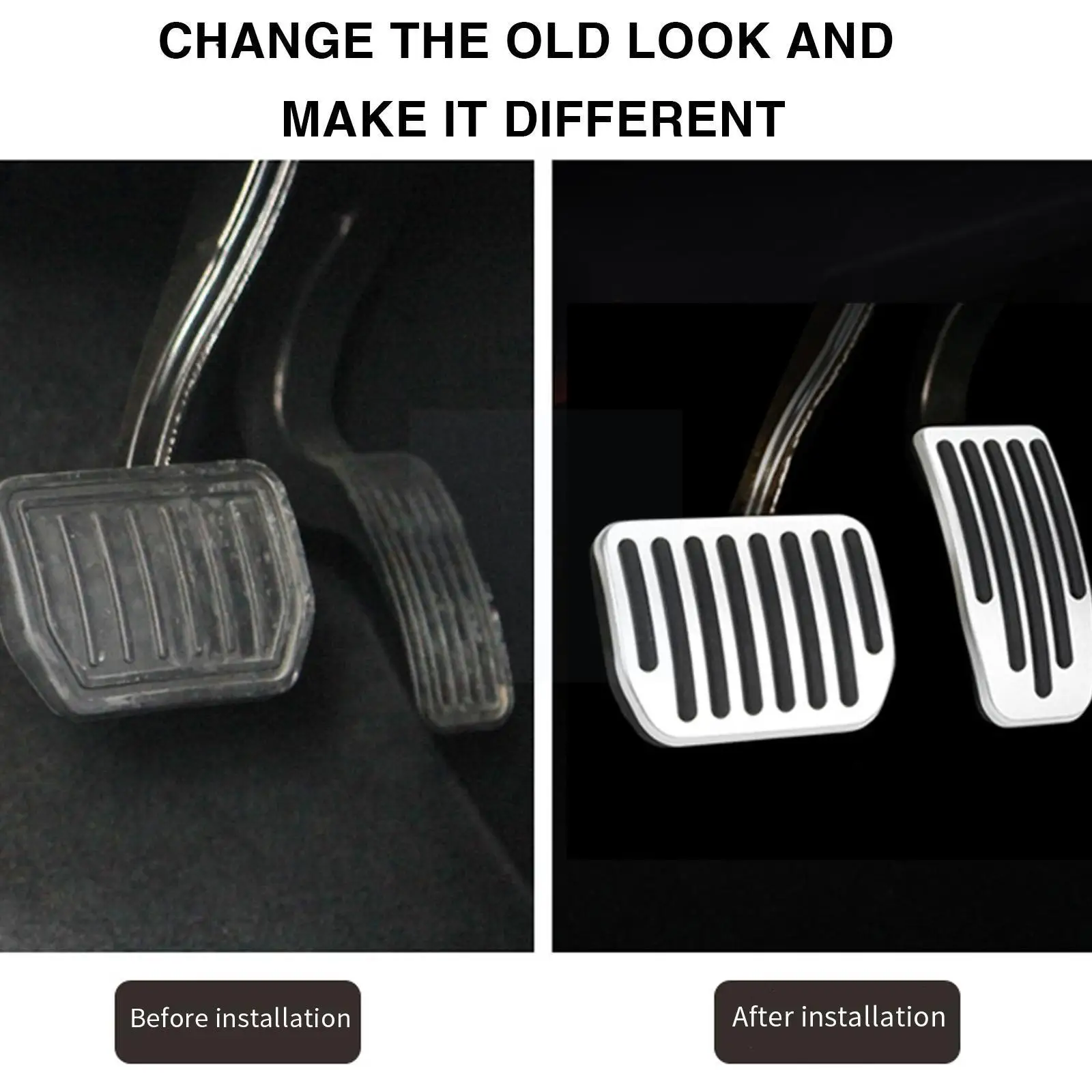 

Brake Accelerator Pedal Rest Pedal For Model 3 2017-2022 Aluminum Alloy Sport Pedals D4c2