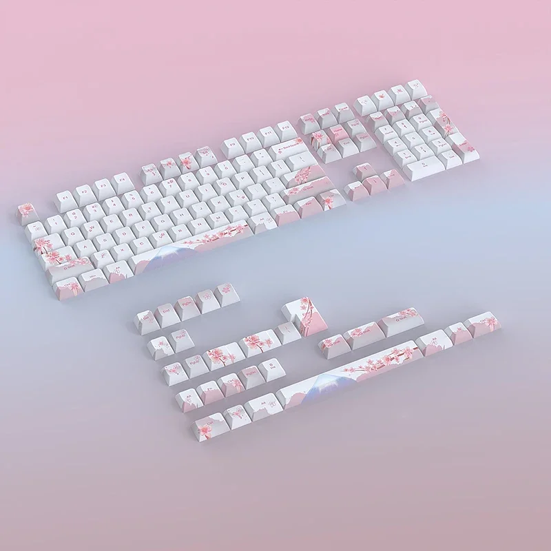 Оригинальный колпачок Cherry Blossom Powder KCA высота 136 клавиши пятисторонняя сублимация