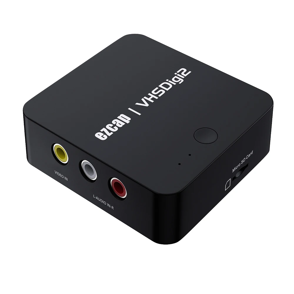 Audio Video Capture Box Converter  Old Vhs Vcr Dvd Dvr Camcorder Tapes To Digital Format Save In Sd Card Directly