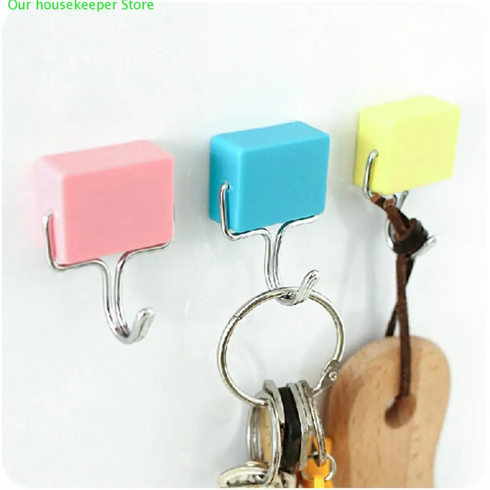 

Creative Tools Magnetic Hooks School Locker Hook Refrigerator Hanger Wall Housekeeper wall hooks for hanging Hangers