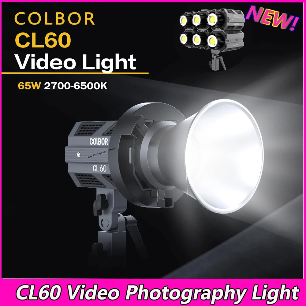 

SYNCO COLBOR CL60 Video Photography Lighting Bi-color 2700K-6500K RGB LED Light Wireless APP Control For Youtube tiktok
