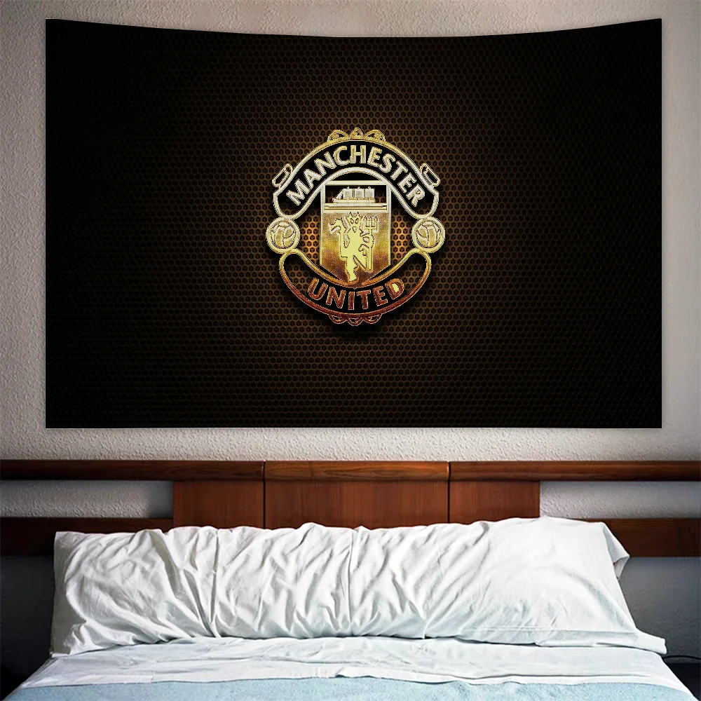 Тканевый гобелен для стен Fc M-Манчестер U-united Декор гостиной эстетическое