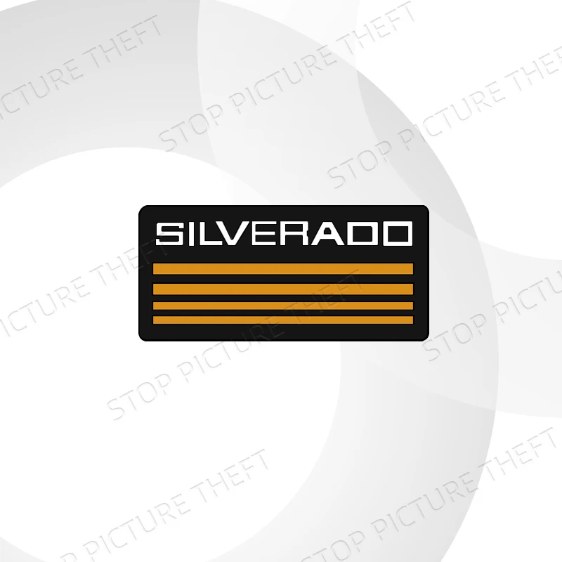 

Металлический сплав для Chevrolet Silverado логотип внедорожник пикап грузовик автомобиль Багажник крыло наклейка украшение эмблема значок аксессуары