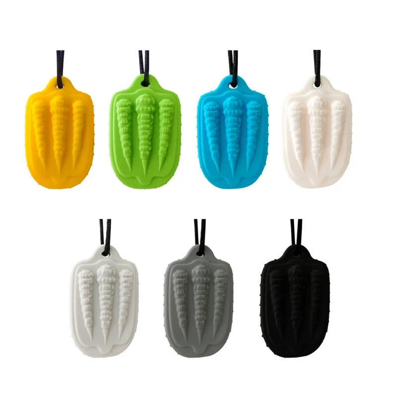 

Teeth Pain Soothing Necklace Toddler Nursing Teething Necklace Silicone Pacifier Teeth Pain Relief Pendant Oral Care Toy P31B