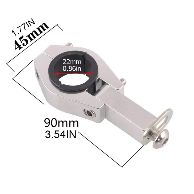 

22 28MM Handlebar Motorcycle Brush Hand Guard Handguard Clamp Mounting Mount Kit