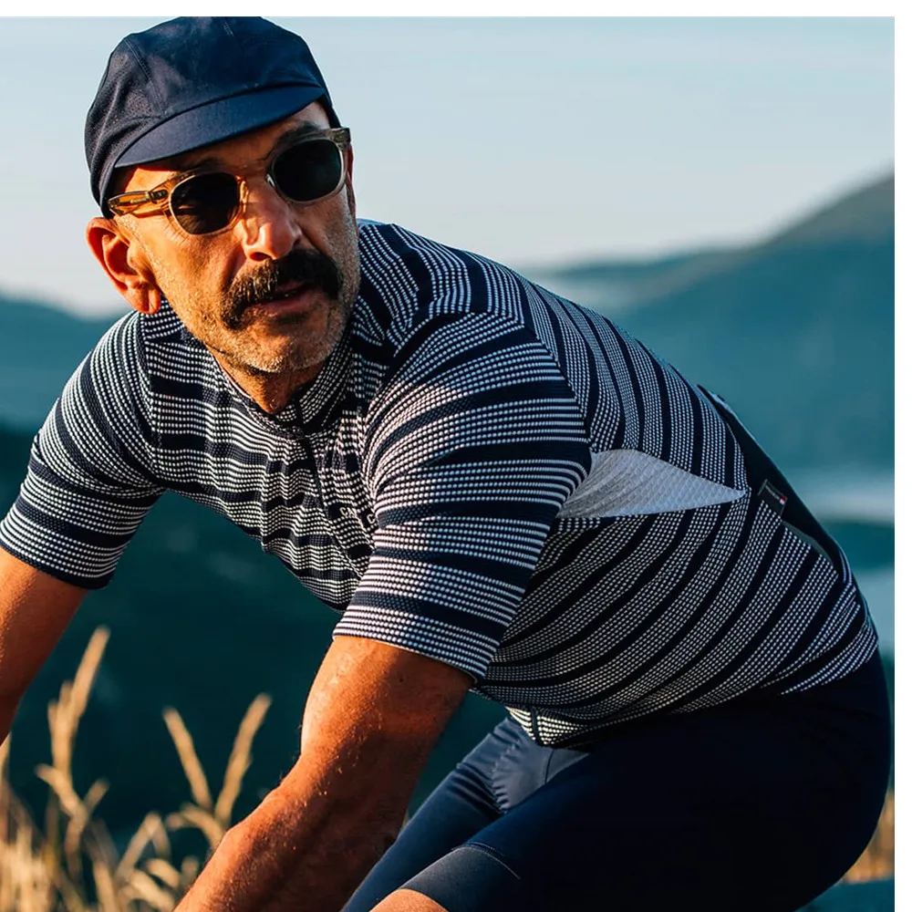 Футболка мужская с коротким рукавом для езды на велосипеде