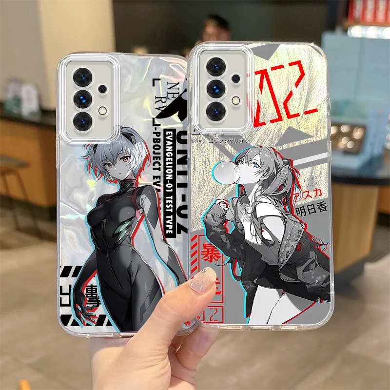 Чехол для телефона A-Ayanami Rei Anime Samsung Galaxy S24 S23 S22 S21 Plus Ultra A73 A72 A71 A55 A54 A53 жесткий
