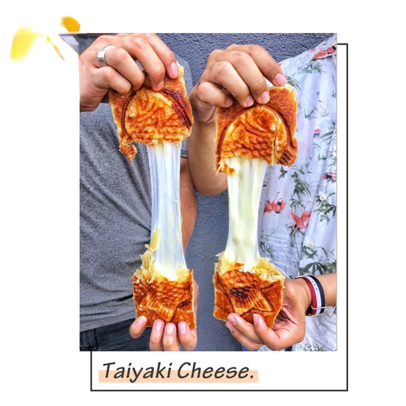 Хлебопечка для рыбного торта электрическая машина Круассанов Taiyaki железная