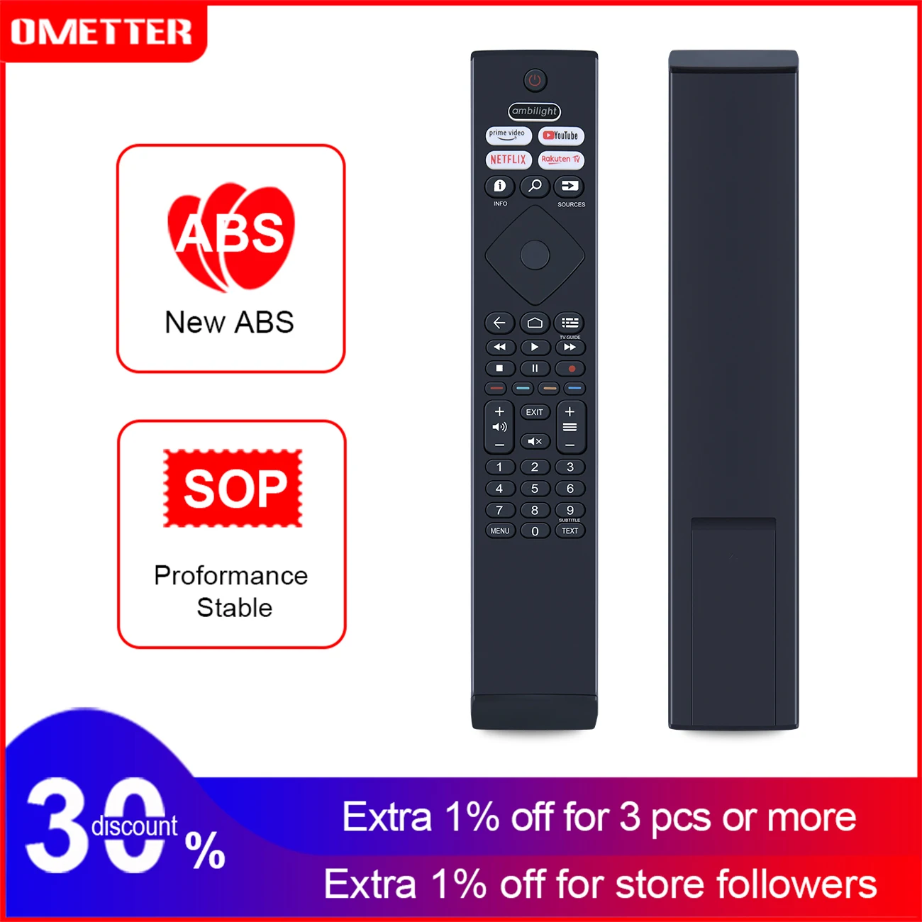 

New 43PUS7906/12 Remote Control For Philips 7900 Series Smart TV 398GR10BEPHN0041BC BRC0984501/01 50PUS7956/12 55PUS7906/12