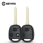 KEYYOU 23 кнопки Замена для Toyota Yaris Avensis Corolla RAV4 Echo Camry Fob удаленный чехол для ключей TOY47 Blade