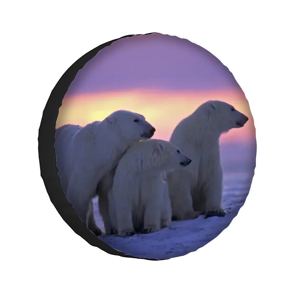 

Animals Bear Custom Spare Wheel Cover Universal for 4WD RV Tire Protector CAR COVER Accessories Spare Covers 14in 15in 16in 17in