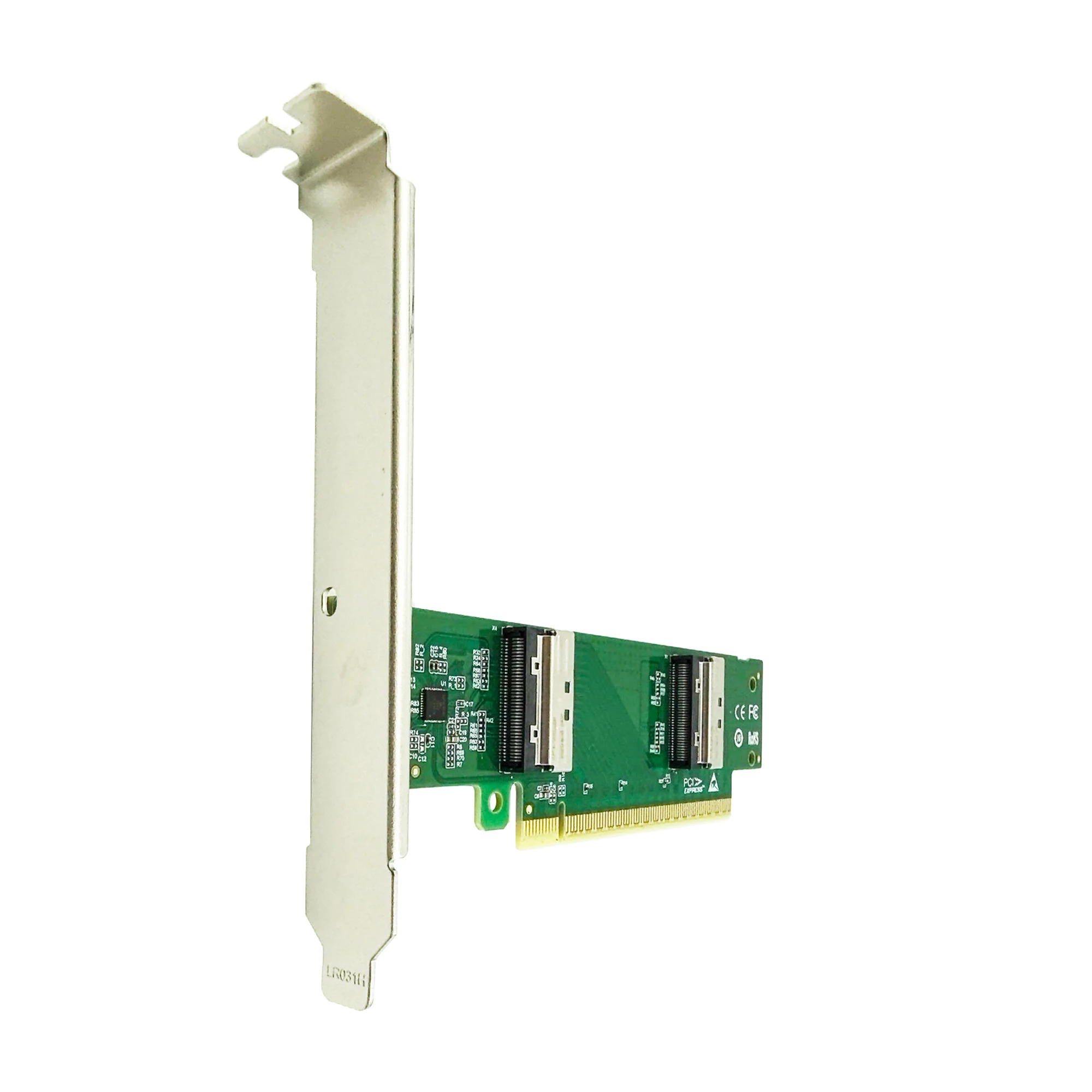 Фото Адаптер PCIe5.0 X16 на две карты расширения MCIO 8I №3