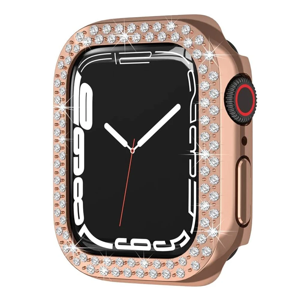 Чехол для apple watch Серия 7 6 5 4 SE 41 мм 40 45 44 без защиты экрана чехол iwatch бампер оболочка
