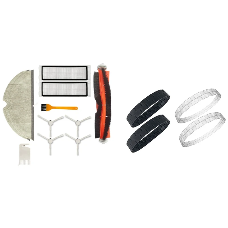 

Сменные швабры для фильтра НЕРА, основная боковая щетка-ролик с 4 насадками для робота-подметания Roborock S50