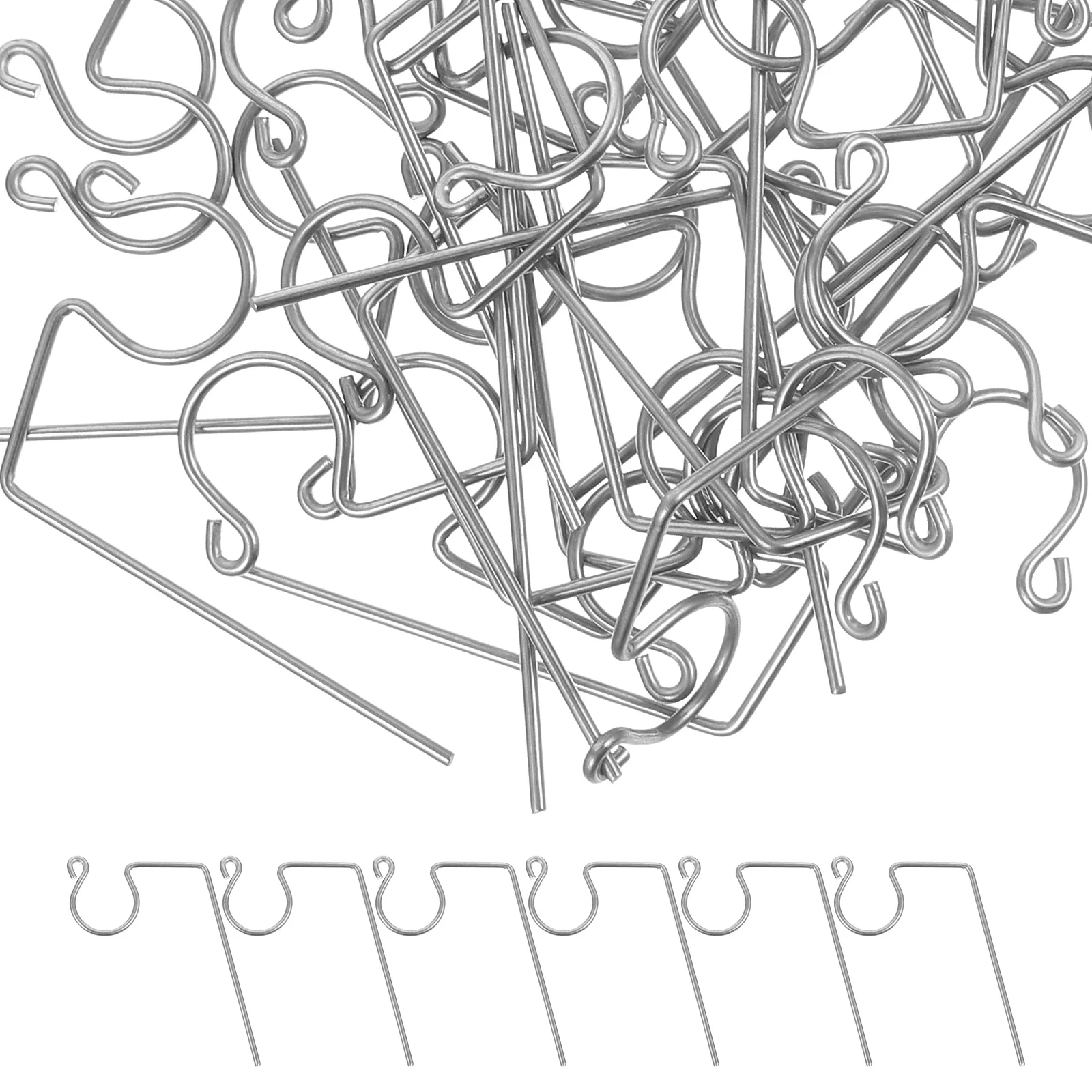 

50pcs Holiday Christmas Hangers Christmas Lights Hooks For Roof Outside Hangers Christmas Hooks